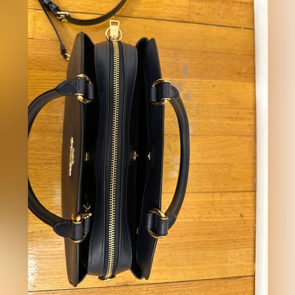 Coach dark blue medium bag - Picture 4 of 9